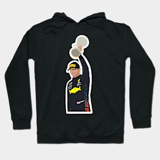 Max Verstappen celebrating his P2 finish at the 2021 Russian Grand Prix Hoodie